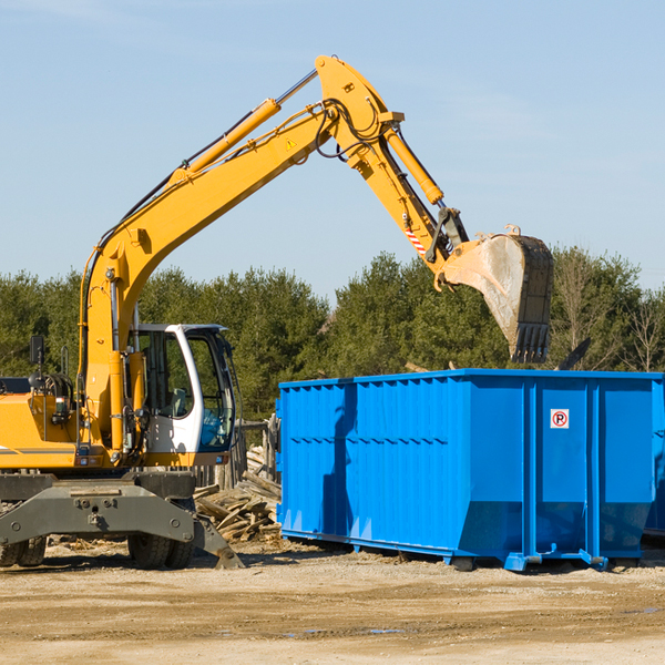 are there any restrictions on where a residential dumpster can be placed in Antler North Dakota